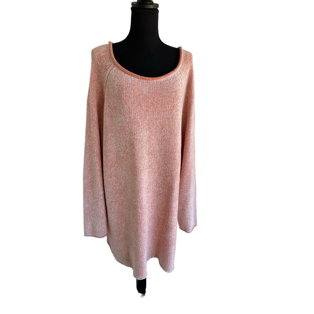 Free People Lenox Tunic Sweater Tunic/Dress - Carrot Cake Combo - LG - Picture 7 of 11
